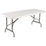 Bolero rechteckiger Klapptisch weiß 183cm