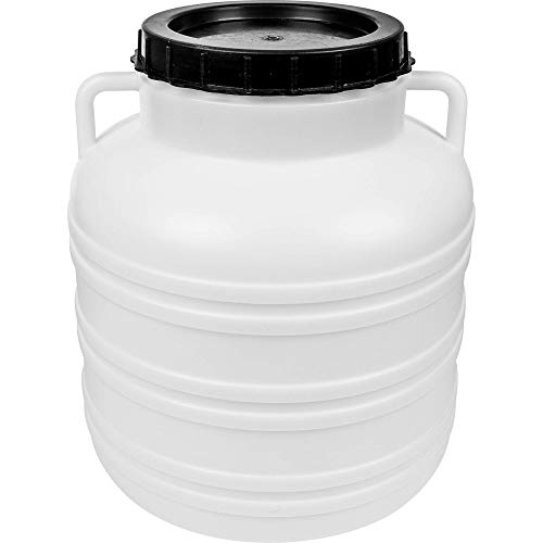 Browin 360130 Fass 30l, Kunststofffass, Lebensmittelfass, Tonne, Wasserfass, Futtertonne, Gepäcktonne, Camping (30 Liter)