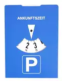 50x StVO-konforme Parkscheiben mit Benzinrechner – Robuste Pappe, Umweltfreundlich, Kompakt, Praktisch für Flotten und Unternehmen – Made in Germany, Ideal für Vielfahrer und Autovermietungen