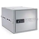 Lockabox One™ | Kompakte Abschließbare Box aus Polycarbonat mit Zahlenschloss für mehr Sicherheit zu Hause | Ideal für Lebensmittel, Medikamente und Technik/Handygefängnis (Opalweiß)