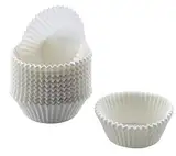 Original Kaiser Inspiration Mini Muffin Förmchen Papier, 200 Stück, weiß, klein 4,5 cm, Muffinförmchen Papier fettdicht, ideal für süße und herzhafte Muffins