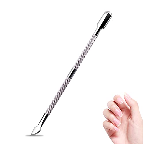 Profi Nagelhautschieber Edelstahl Cuticle Pusher 2 Seitig für Maniküre, Fußpflege, Nailart