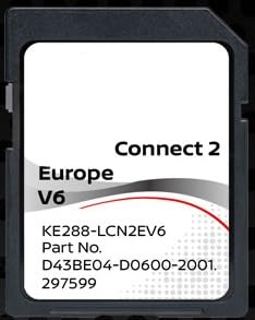 Generisch SD Karte Navigation GPS Europa 2021 v6 – Datenbank Q3.2019 - kompatibel mit Nissan Connect 2