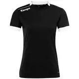 Kempa Player Trikot Kurzarm Damen schwarz weiß Gr XXL