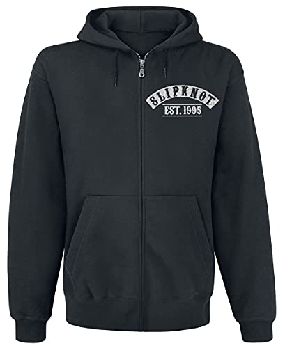 Slipknot Flaming Goat Männer Kapuzenjacke schwarz S 50% Baumwolle, 50% Polyester Band-Merch, Bands