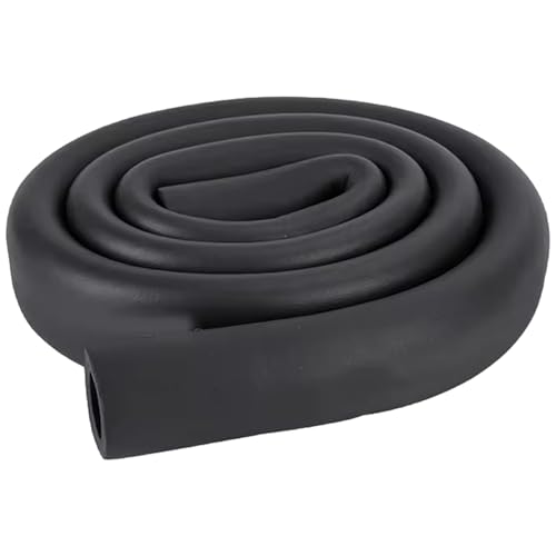 Rohrisolierung, 180 cm, flexibel, hochdicht, aus Gummi und Schaumstoff, frostsicher, flammhemmend, wasserdicht, wärmend, für Klimaanlagen, Fußbodenheizung, Rohrisolierungsband
