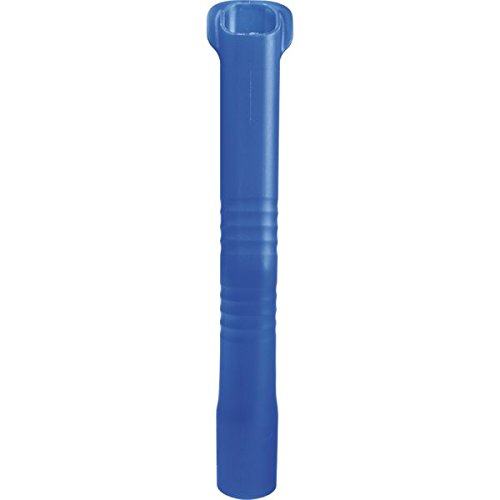 wellsamed Absaugkanülen, Universal Dentalsauger, Dentalkanülen, Mehrwegkanülen, Kunststoff, 10 Stück, 125 mm Länge, blau