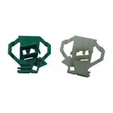 QASULER Fensterheber Reparatur Clips Vorne Links 1U0837461B, 6K4837401B, 6K4837401S, for Skoda, for Seat, for VW, Fahrzeugfenster-Klemmhalterung