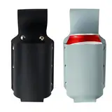 2 Stück Biergürtel, Gürtel Bierflaschenhalter Leder Bierholster Portable Bierhalter Bierholster zum Befestigen am Gürtel als Kreatives Geschenk für Liebhaber Bierzubehör