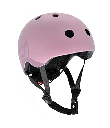 Scoot & Ride Kinder Fahrradhelm, Rose, 45 bis 51cm