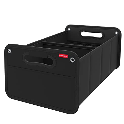 ATHLON TOOLS Kofferraumtasche faltbar - Kofferraum-Organizer, Auto Faltbox, Autotasche - verstärkt und stabil - mit Anti-Rutsch-Klett