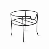 Lacor - 61955 - Wasserkannenhalter, Getränkespenderhalterung, Kannenhalter mit Ref. 61951, Easy Cleaning, Stahldraht, widerstandsfähig und langlebig, 19,5 x 18,5cm, Mattschwarz