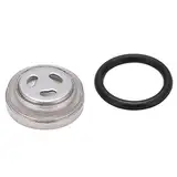 Qiilu Schauglas-Dichtungs-Reparatursatz, 2er-Set Hauptbremszylinder-Schauglas mit O-Ring Vorne Hinten Universeller Ersatz für Suzuki(12mm)