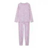 NAME IT Mädchen Nkfnightset Pink Hearts Noos, Pink Lavender, 146-152