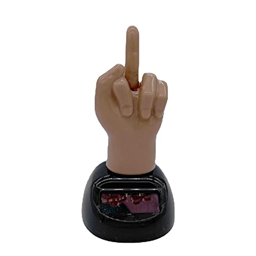 Mittelfinger Solarfigur Stinkefinger Solar Figur Wackelfigur Solar Wackelfiguren Auto Solarfigur Solar Wackelfigur Bobblehead Figur, Mittelfinger Solarfigur Stinkefinger Solar Figur Wackelfigur