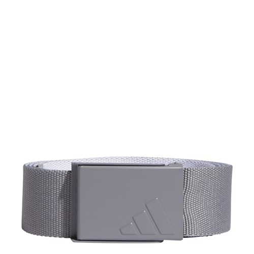 adidas Wendbarer Golfgürtel, Grau/Weiß, OSFM