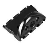 Kontermutter für Basssaiten, 39-mm-Kontermutter für Metallsaiten, Kopflose Kontermutter für Basssaiten, Tragbare Kontermutter für Basssaiten für Performance-Shows (BLACK)
