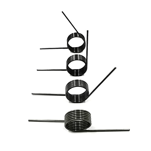 V-Feder, Torsionsfeder, 10 Stück V-förmiger Federdrahtdurchmesser 1,2 mm Torsionsfeder Kleine Torsionsfeder Winkel 180/120/90/60 Grad Torsionsfeder (Farbe : 1.2x8mm 9 Laps (60 Grad))