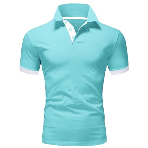 Kurzarm Poloshirt für Herren Übergrößen T-Shirt Tops Streetwear Vintage Golf schick Trend Mode günstig Komfort bedruckter Reißverschlusskragen Polo Herren Kurzarm Herren Poloshirt Kurzarm XXL