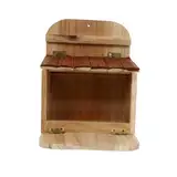ULTECHNOVO Eichhörnchen-Feeder Futterspender Nuss füttern klein Hinterhof Fütterung erdnüsse Futterstelle für Eichhörnchen aus Holz Eichhörnchen-Futterhalterung hölzern