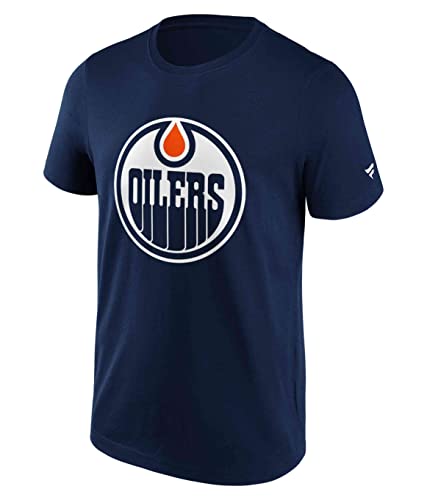 Fanatics - NHL Edmonton Oilers Primary Logo Graphic T-Shirt Farbe Blau, Größe L