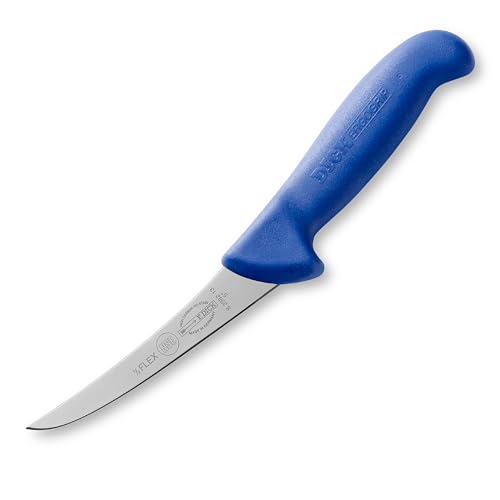 F. DICK Ausbeinmesser, ErgoGrip, halbflexibel (Messer mit Klinge 13cm, X55CrMo14 Stahl, nichtrostend, 56° HRC) 82982131, Blau