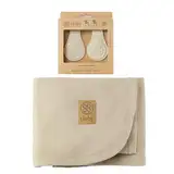 Cloby CBY-SET-SB-BE Set UV-Schutz-Decke Sandy Beach und magnetische Clips beige
