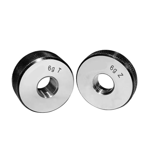 Gewindelehrdorn 1 SET (1 * GO + 1 * NOGO) M34-M35 Nicht standardmäßiges metrisches Gewinde-Ringmessgerät Messen Sie 6 g Werkzeug M34 M35 X1,5 0,5 1,25 0,75 1 2 3 Gewindelehre(M34X0.5-6g T Z)