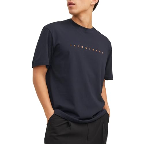 JACK & JONES Herren Jjestar Jj Tee Noos T-Shirt, Dark Navy, L EU