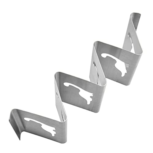 HOLIDYOYO Taco-Imbissstand Taco-Rack-Ständer für Zuhause Inhaber Party Taco Holder Tacos Halterung tortendeko Einschulung Taco-Rack für die Küche Burrito-Metallständer für zu Hause Silver