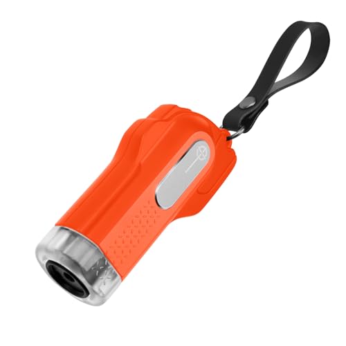 URAQT Auto Sicherheitshammer, 3 in1 Schlüsselbund Rettungswerkzeug mit Glasbrecher und Sicherheits Gurtschneider Auto Sicherheitshammer Nothammer Für Autoglas Fenster Orange