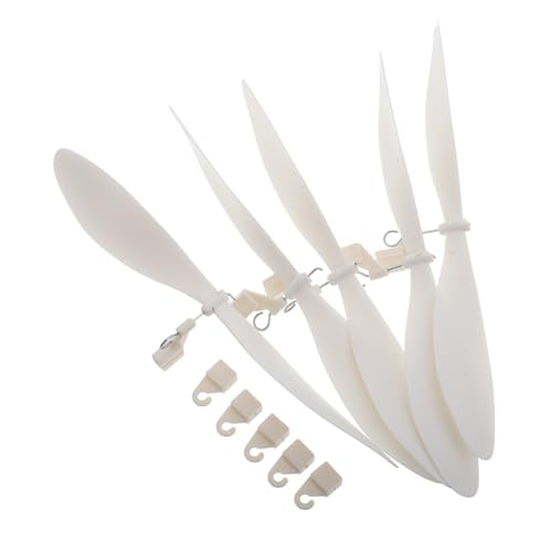 NUOBESTY 5 Stück Rc-Flugzeug-Propellerblätter Modellflugzeugbau Ersatzteile Zubehör Abs 18 00 X 3 50 50 cm
