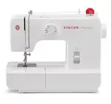 Singer Nähmaschine 1408, Weiß, Nähmaschinenfunktionen, Freiarm, 4-Stufen-Knopfloch, 8 Stichmuster, variable Stichlänge, geeignet für Anfänger