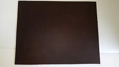 Gerberei Schachenmayr 24x34 cm großer Lederzuschnitt, Büffelleder, braun-antik, Dickleder, kräftige, pflanzlich/vegetabil gegerbte, Voll-Leder mit ca. 3,5-4 mm Stärke und unverfälschtem Narbenbild,