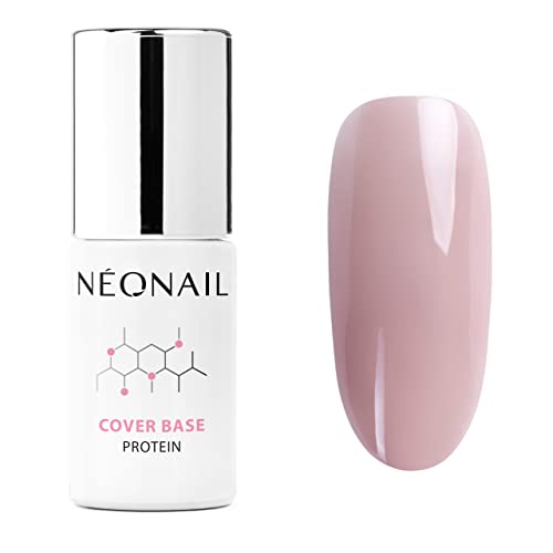 NEONAIL UV Nagellack - Base Coat Gel UV - Modeling Cover Base Protein Soft Nude 7,2 ml - Unterlack Für Nägel Lack Gel
