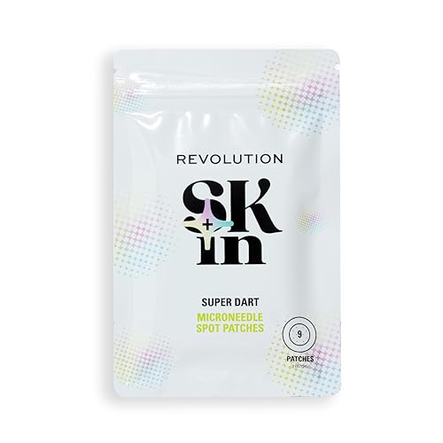 Revolution SKin, Super Dart Microneedle Spot Patches, Pickelpatches mit Salicyl- und Hyaluronsäure, Vegan und Tierversuchsfrei, 9 Stück