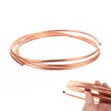 Kupferrohr, Kupferspule, 1 M Weiches Kupferrohr, Kupferrohr für die Kältetechnik, Außendurchmesser 3 mm, Dicke 0,5mm, für die Kältetechnik Herstellung von Draht Kabel, Klimaanlage