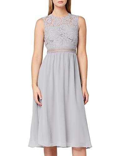 Amazon-Marke: TRUTH & Fable Damen brautkleid, Gr. 44 (Herstellergröße: XXL), Grau (Grey)