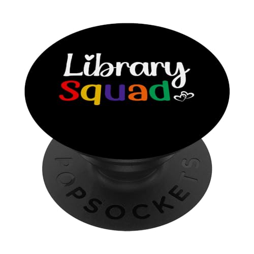 Bibliotheksteam für Bibliothekar, Bibliothekspersonal, Medienspezialist PopSockets mit austauschbarem PopGrip