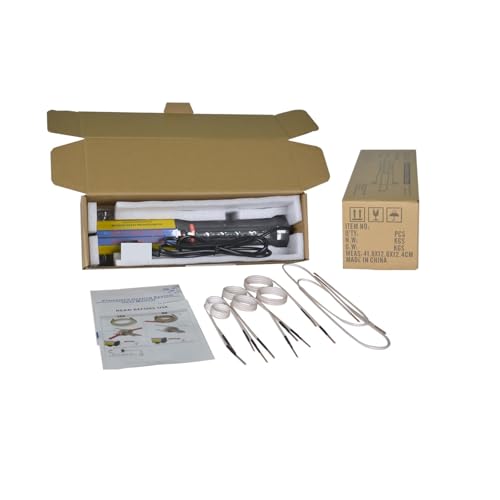 Induktionsheizgerät-Set, 1000 W magnetisches Induktionsheizungs-Set, Kfz-1000 W flammenlose Wärmeinduktionsheizmaschine, 8 Spulen, Auto-Reparatur-Werkzeug zum Entfernen rostiger Schrauben(8 Coils)