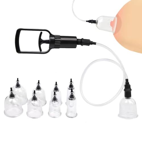 Nipple Sucker Nipple Pump 4 Pairs Toy for Couple Set Nipple Shaper Magnification Suction Vacuum Pussy Pump Breast Clitoris Stimulation Sucker for Women