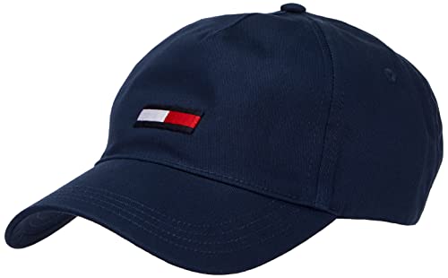 Tommy Jeans Damen TJW Flag Cap AW0AW12626 Kappe, Blau, OS