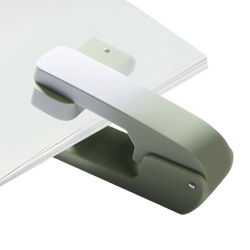 Heftklammern für Broschüren,360 Grad Drehbarer Buchbinderei Hefter - 20 Blatt Kapazität Ergonomischer Hefter Bürozubehör