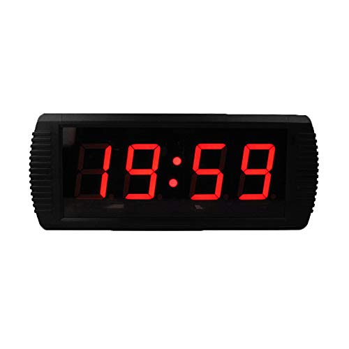 LVUNZJCA Fitness Timer Wanduhr Digital Smart Large LED Wall Clock Riesenbildschirm mit Fernbedienung Countdown-Timer für Fitnessstudio, Heimgaragen