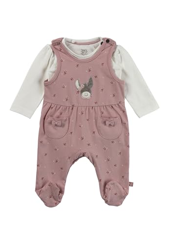 Sterntaler Mädchen Set Blümchen Baby Strampler, mattrosa, 62