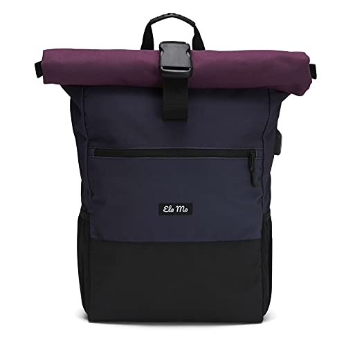 Ela Mo Rucksack Damen Schön, Komfortabel und Durchdacht 18 L (Berry)