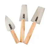 Vaguelly 1Satz Gipserarbeiten Langlebige Spachtel für Mörtel und Putzarbeiten Ergonomischer Holzgriff für Optimalen