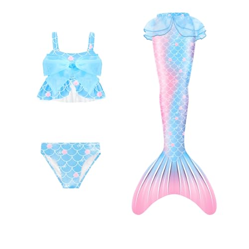 meerjungfrauenflosse mädchen für Wasser Badeanzug 128/134 meerjungfrau Rock Karneval kostüm Damen Slips 164 Baumwolle Muschel BH Decke 170 Bikini schwarz schwimmweste ab 1 Jahr