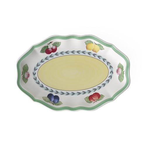 Villeroy und Boch French Garden Fleurence Beilagenschale, Premium Porzellan, Weiß/Bunt