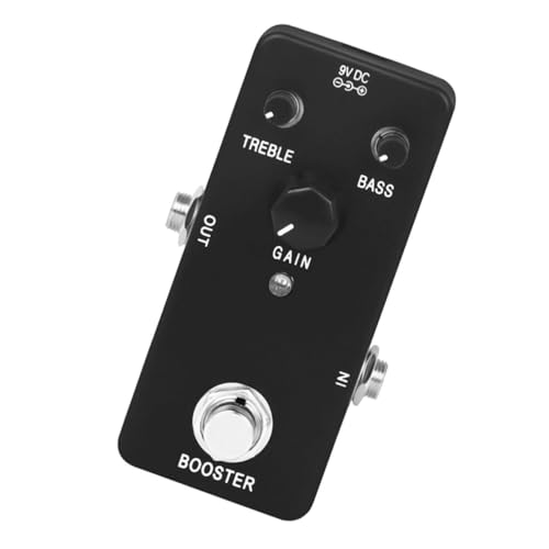 ULDIGI Gitarreneffekt Pure Booster für Gitarre Hochgain Effektgerät aus Langlebigem Verzögerungsfreies Design für Verbessertes Musikerlebnis Robust und Zuverlässig